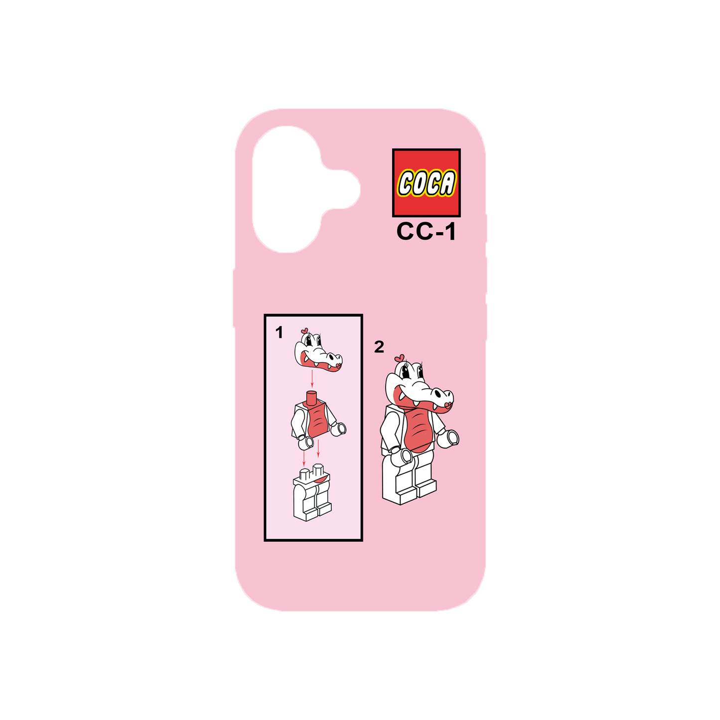 Phone Case Bricks Coca