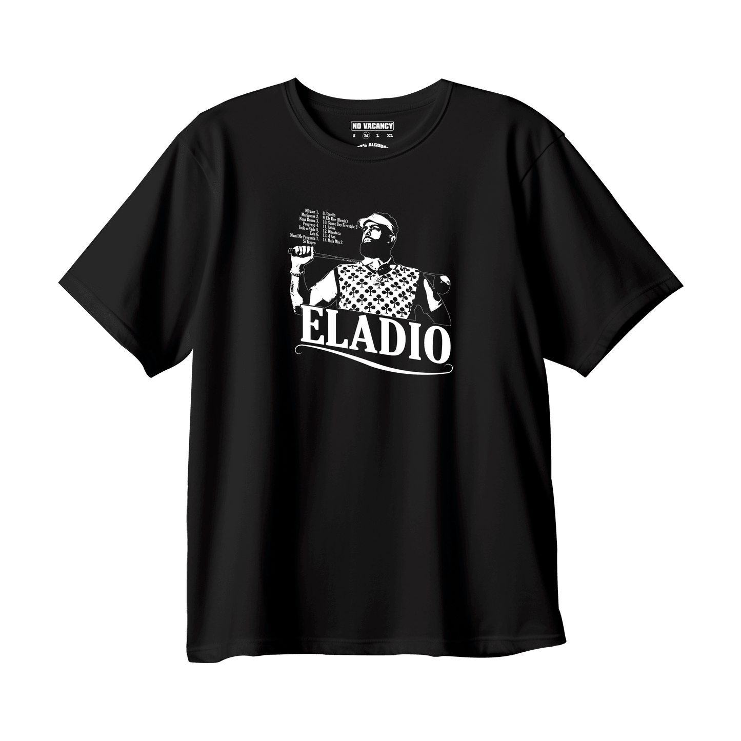 T-shirt Oversized Eladio Carrion Track List Monarca