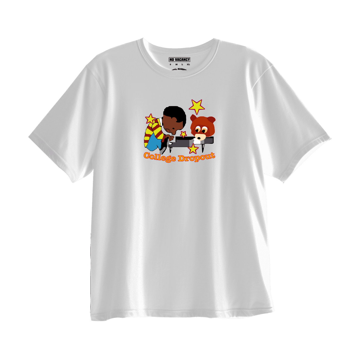 T-shirt Oversized College Dropout Cartoon