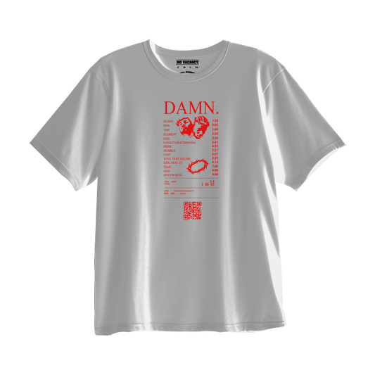 T-shirt Oversized ticket Damn Kendrick