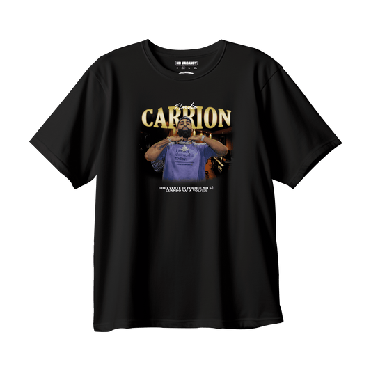 T-shirt Oversized Eladio Carrion "Odio Verte ir"