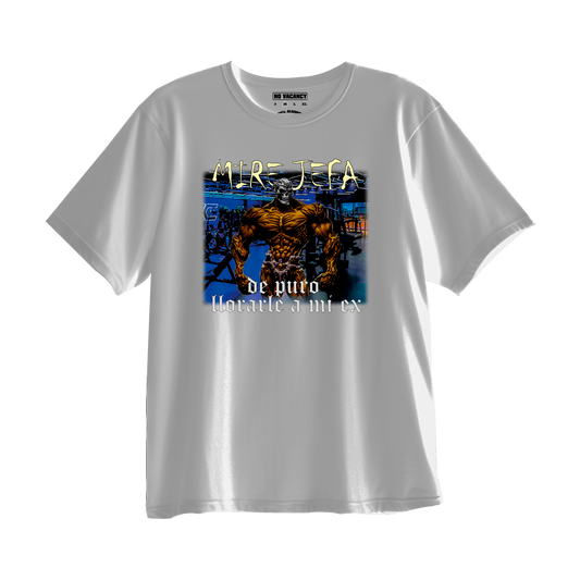 T-shirt Oversized Calaca Gym Llorarle a mi Ex