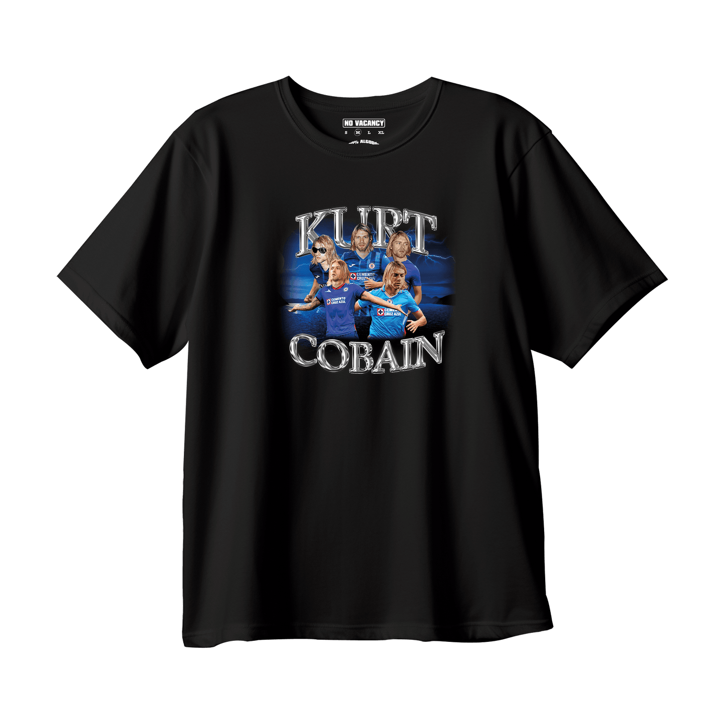 T-shirt Oversized Kurt Cobain Cruz Azul