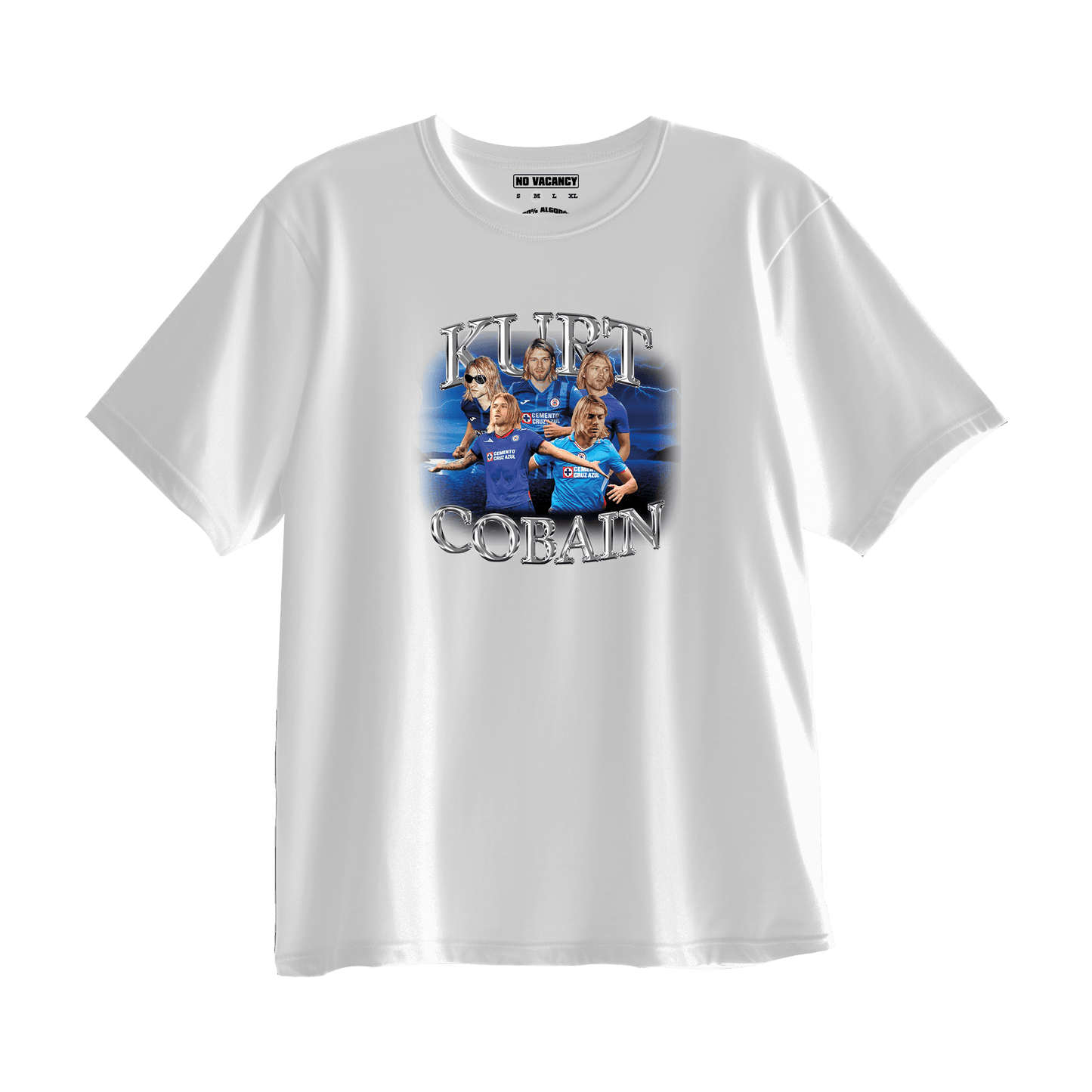 T-shirt  Kurt Cobain Cruz Azul