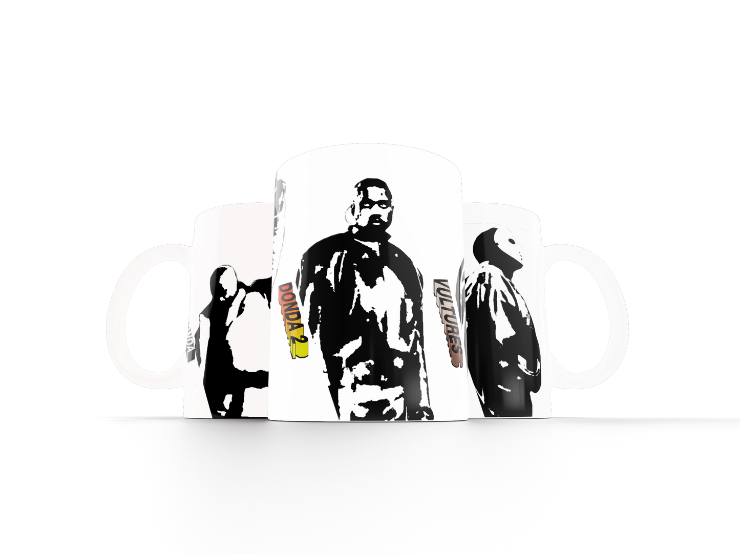 4 mugs life of kanye color