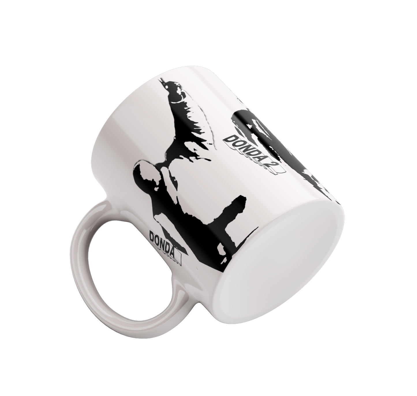 4 mugs life of kanye black and white