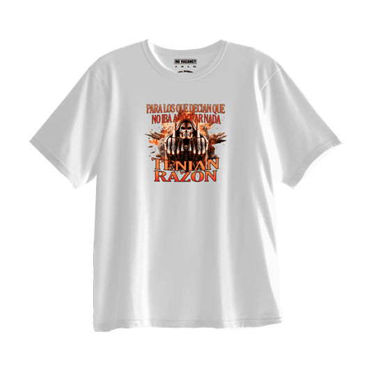 T-shirt Calaca Oversized "No Iba A Lograr Nada"