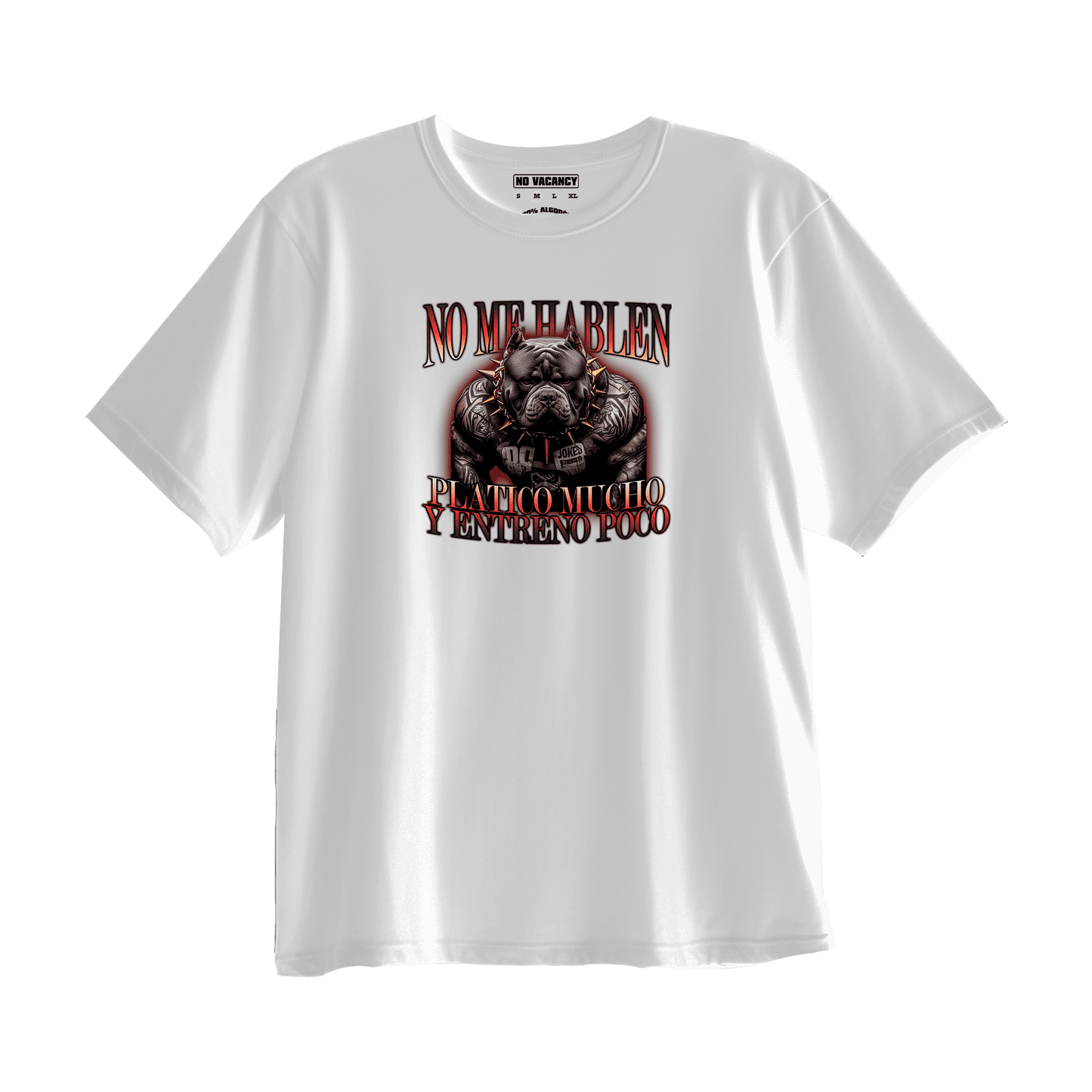 T-shirt oversized "No me hablen"