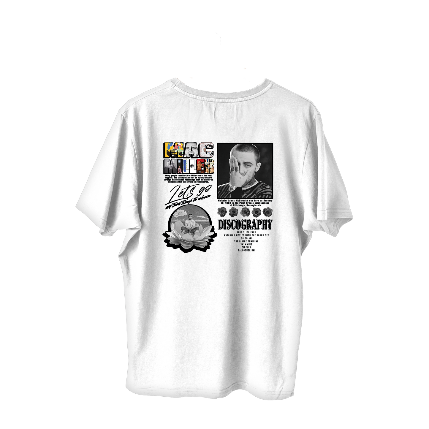 T-shirt Mac Miller Discography