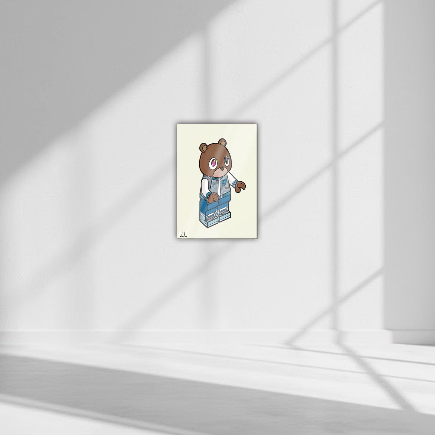 Plate Bricks Graduation Bear