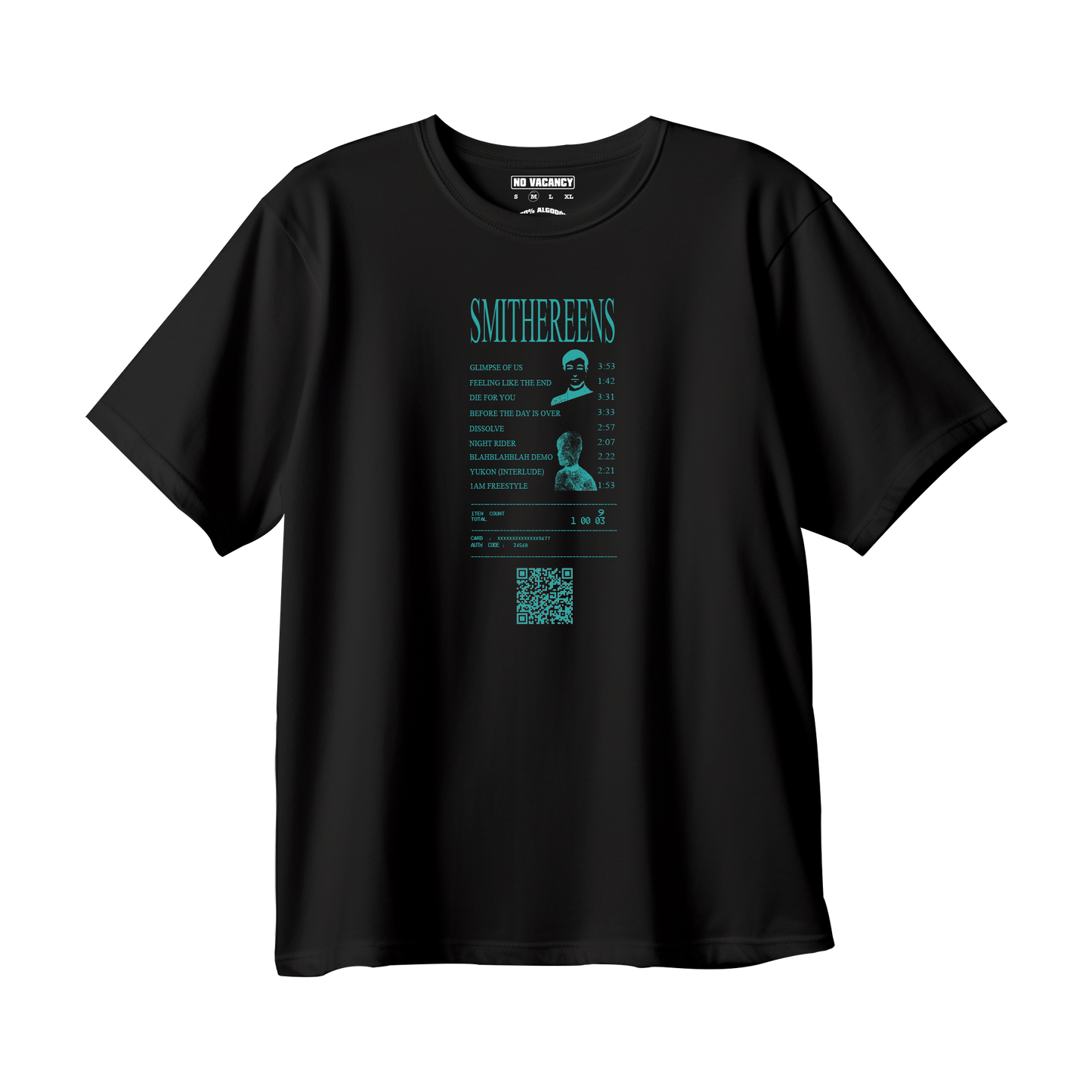 T-shirt Oversized ticket Smithereens Joji