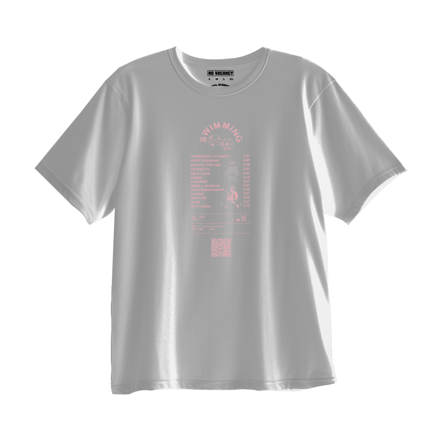 T-shirt Oversized ticket swimming mac miller