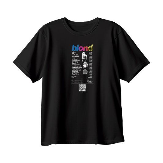 T-shirt Oversized ticket blond frank ocean