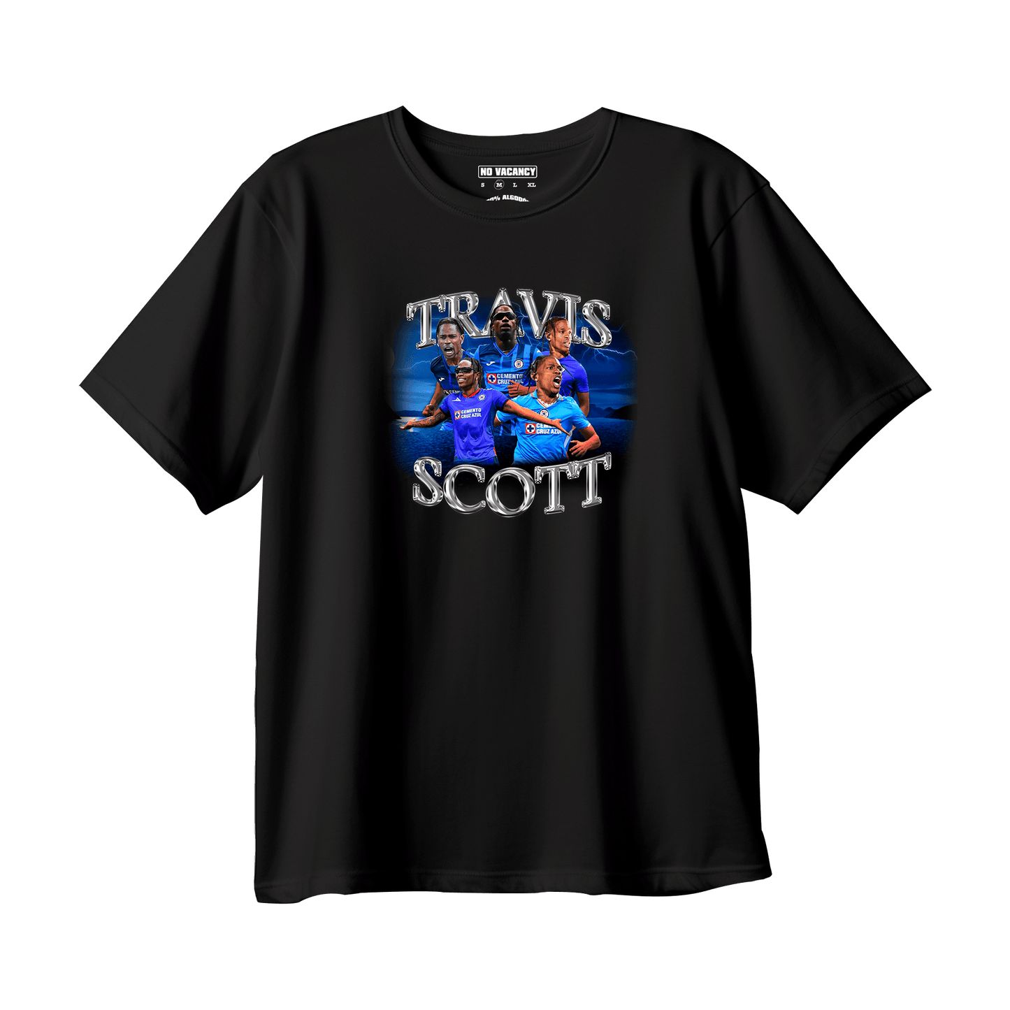 T-shirt Oversized Travis Cruz Azul