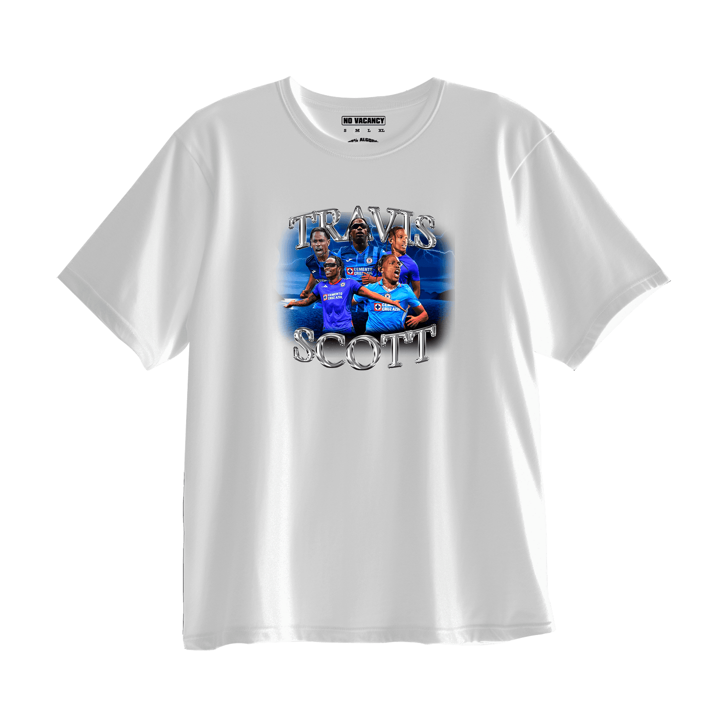 T-shirt Oversized Travis Cruz Azul