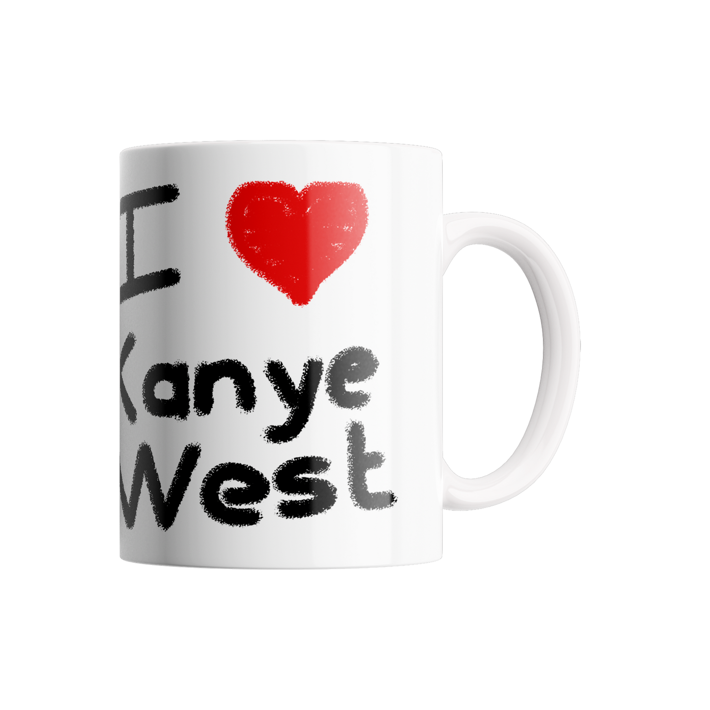 Mug I Love Kanye West Cartoon
