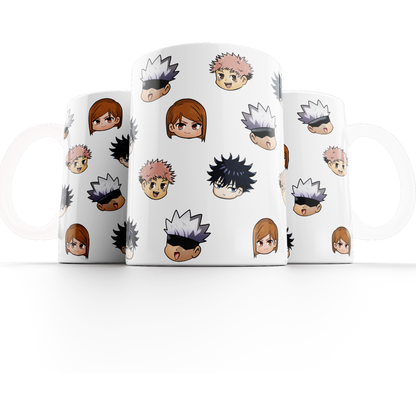 Mug Jujutsu Kaisen Faces