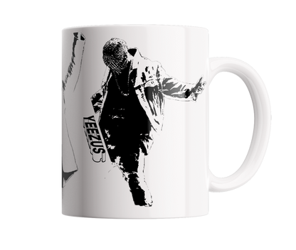 4 mugs life of kanye black and white