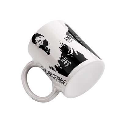 4 mugs life of kanye black and white