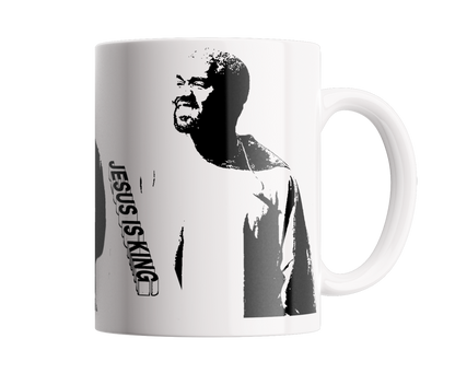 4 mugs life of kanye black and white