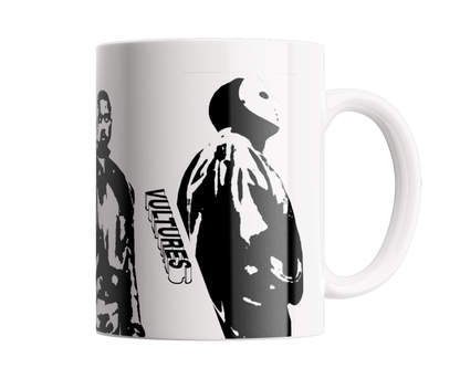 4 mugs life of kanye black and white