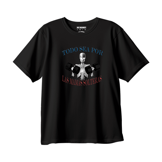 T-shirt Calaca Gym Mamás Solteras
