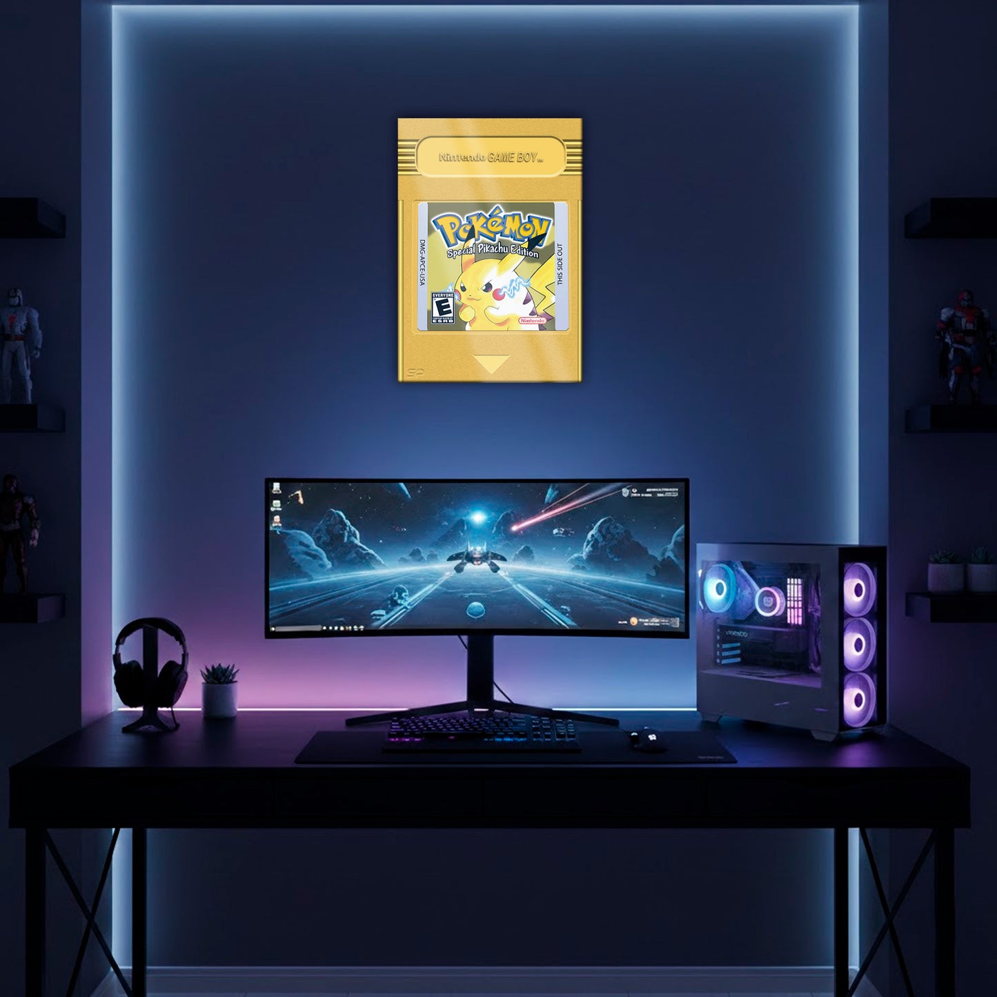 Plate  cartucho GB amarillo