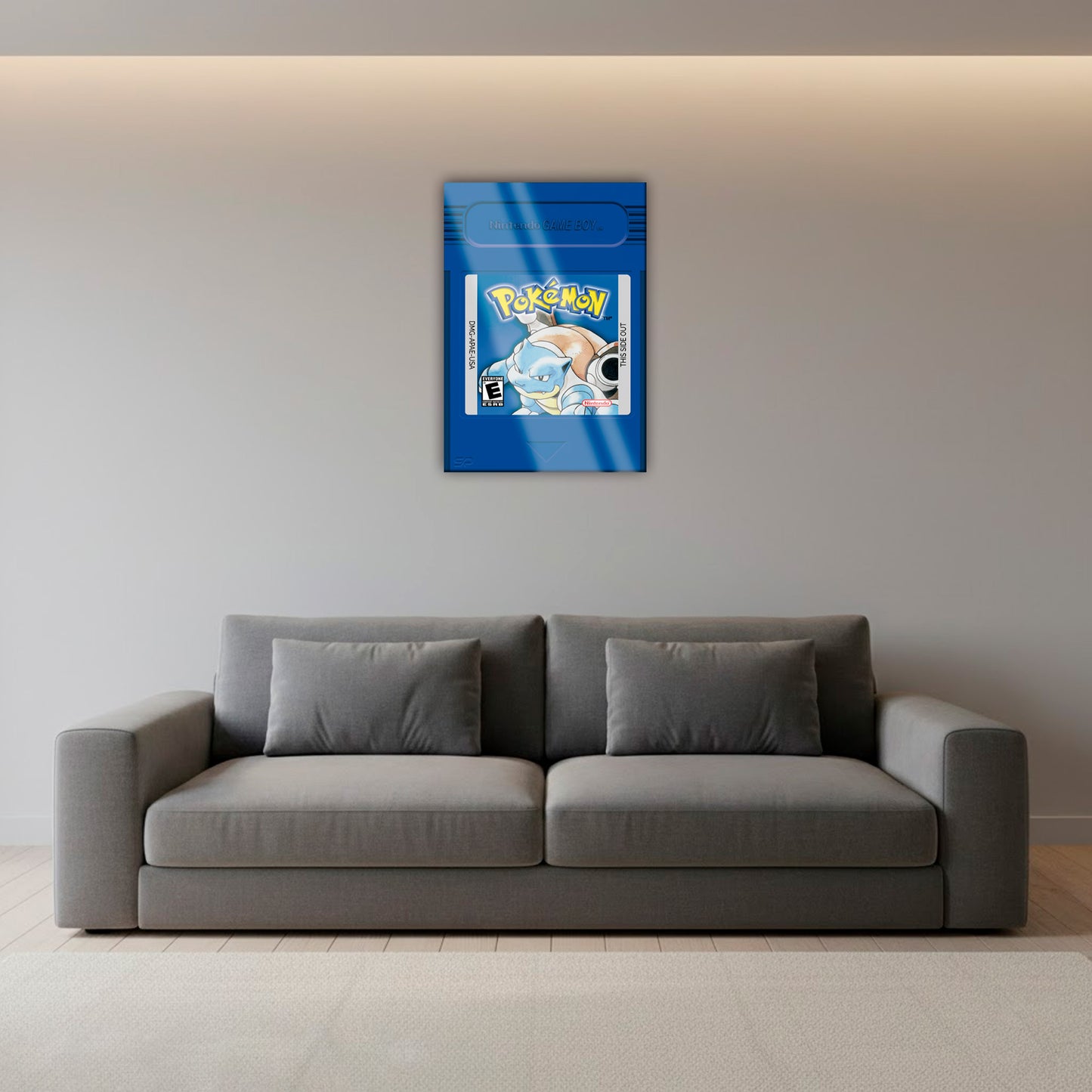 Plate  cartucho GB Azul