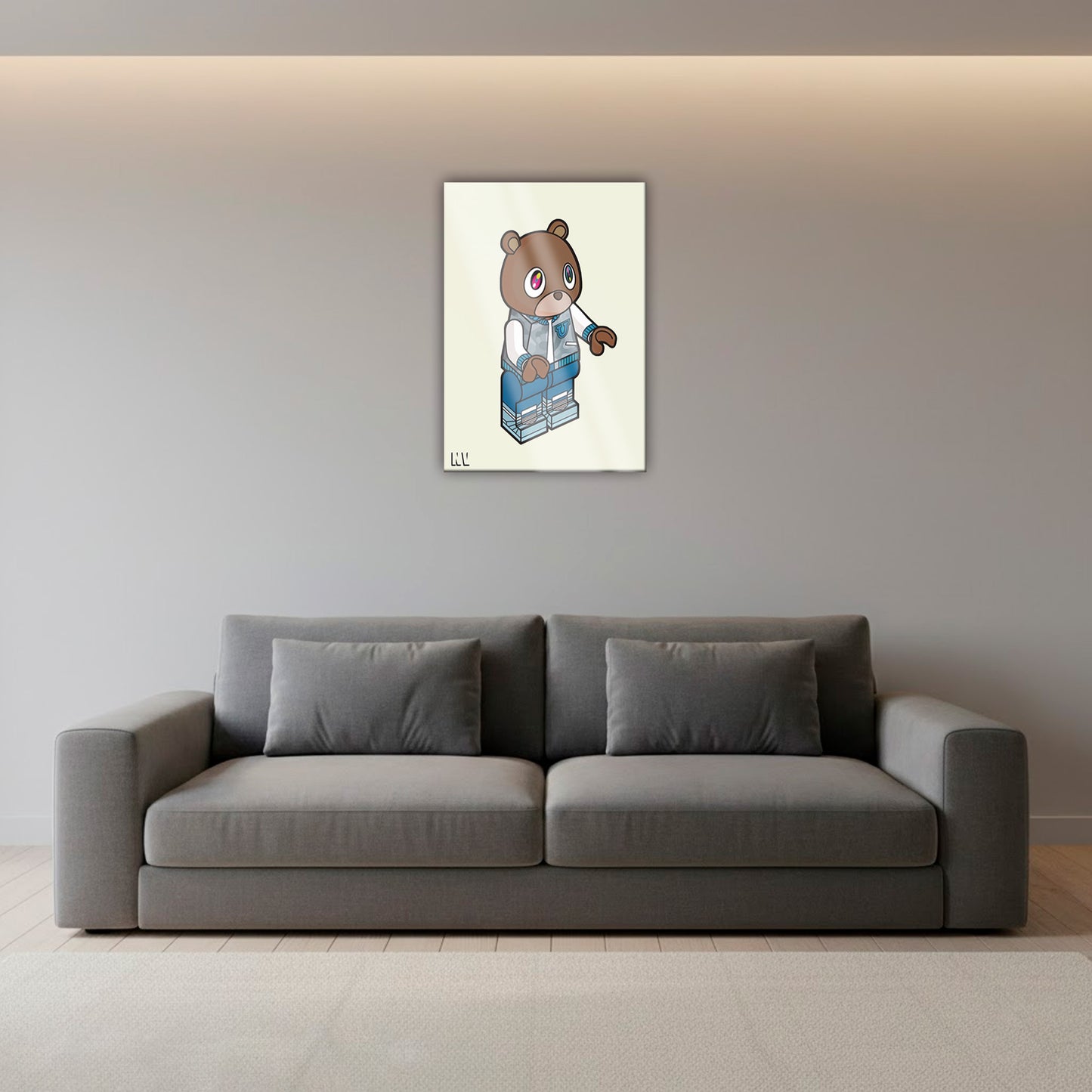 Plate Bricks Graduation Bear