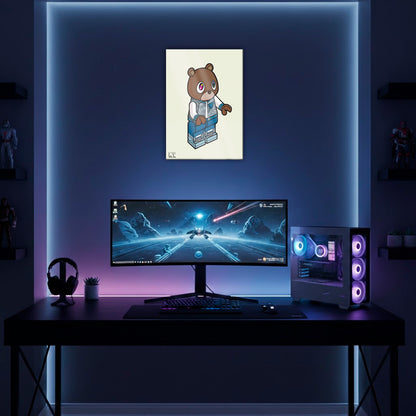 Plate Bricks Graduation Bear