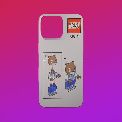 Phone Case Bricks Graduation Bear
