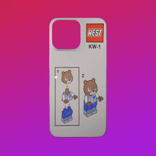 Phone Case Bricks Graduation Bear