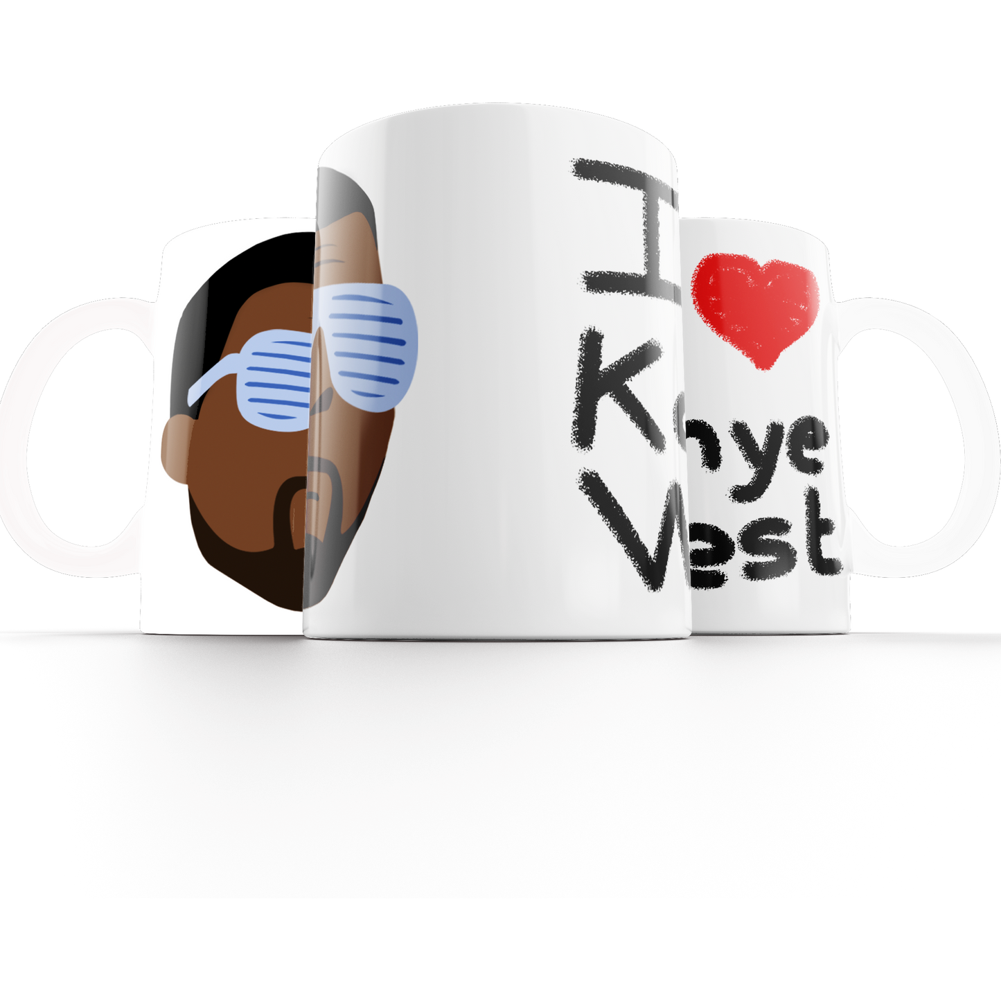Mug I Love Kanye West Cartoon