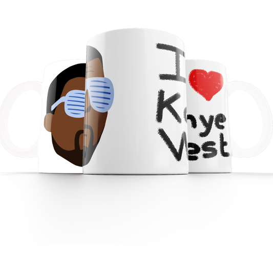 Mug I Love Kanye West Cartoon