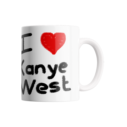 Mug I Love Kanye West Cartoon